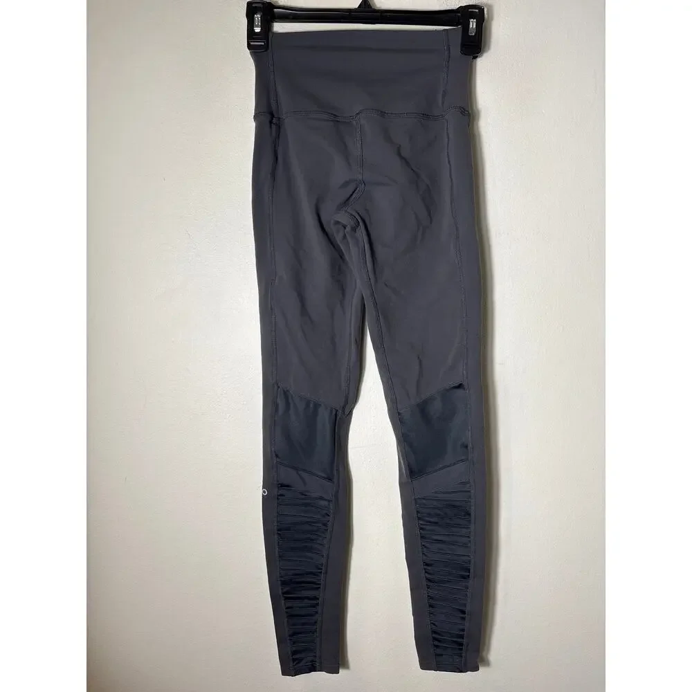 Alo Yoga Gray Athletic Ankle Leggings Sz XS